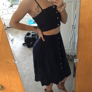 NWOT Boho two piece set